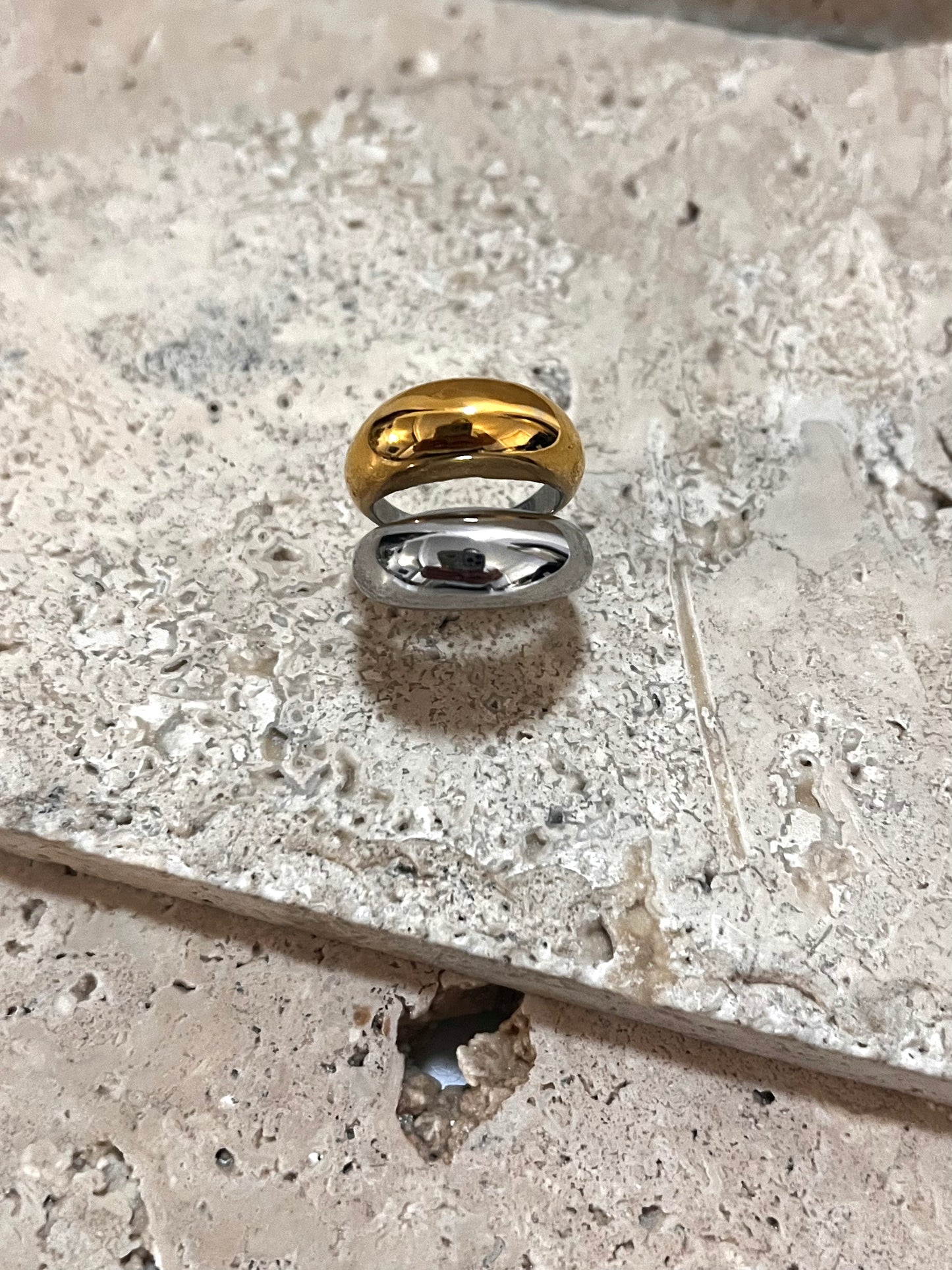 Chunky Two tone ring