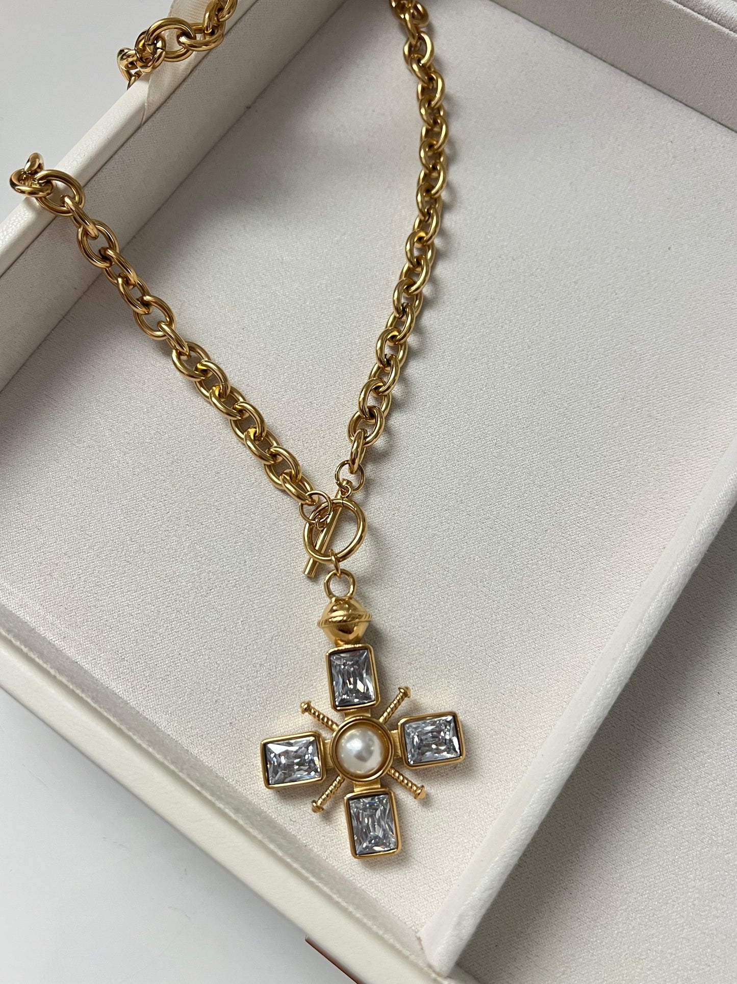 Merciful Cross Necklace
