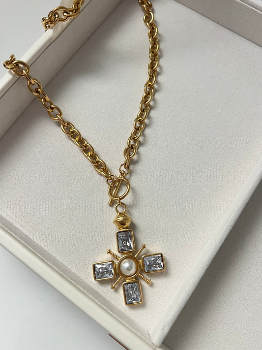 Merciful Cross Necklace